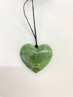 Greenstone Heart Pendant