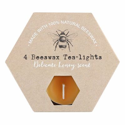 Beeswax Tealights Set 4
