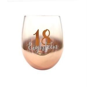 18th Ombre Stemless Wine Glass