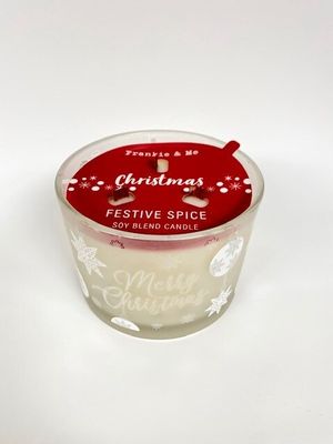 Woodwick Christmas Candle 400g - Festive Spice