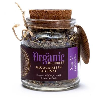 Organic Smudge Resin - Sage &amp; Lavender