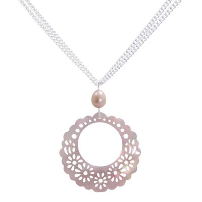Mere 3 Large Necklace - Pink