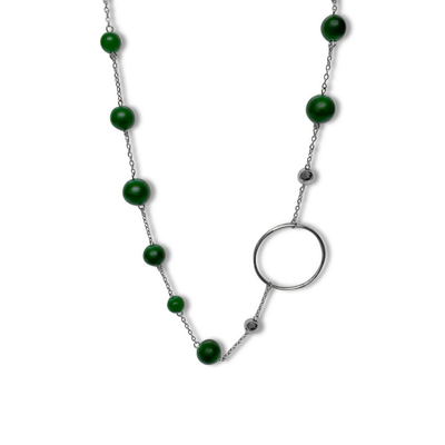Verre Green Necklace 85cm