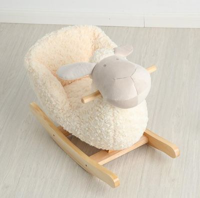 Plush Sheep Rocking Chair