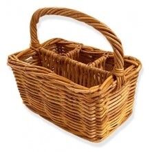 Cane Cutlery Basket