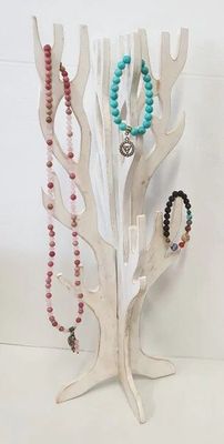 Tree of Life Jewellery Tree - Whitewash
