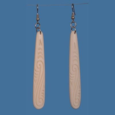 bone drop earring medium