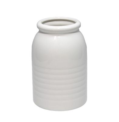 Ceramic Vase White 18cm