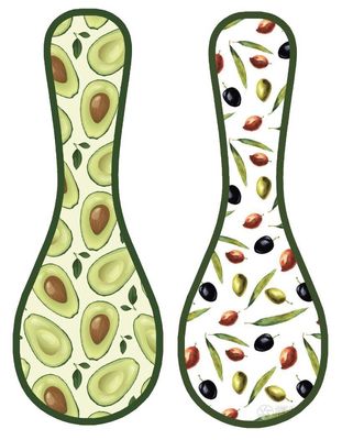 Spoon Rests- Avocado/Olive