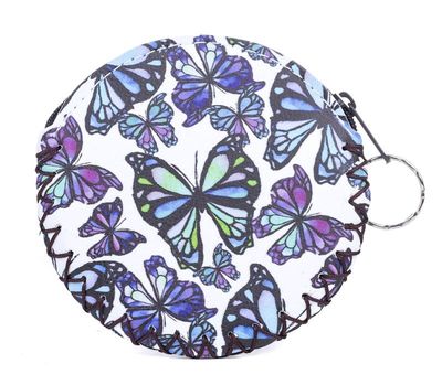 Blue Butterflies Coin Purse