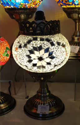 Mosaic Lamp and Oil Burner