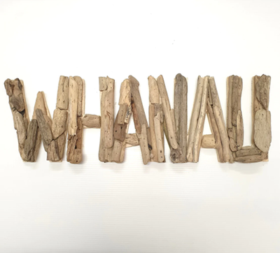 Driftwood Sign- Whanau
