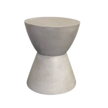Round Stone Accent Table