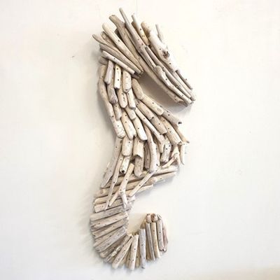 Driftwood Wall Art Seahorse