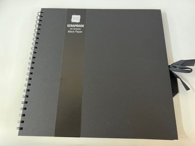 Large Scrap Book - Black