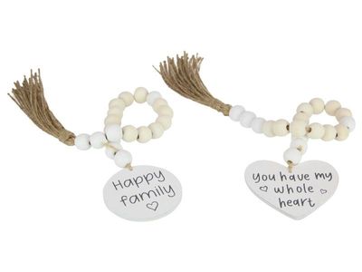 Beads with Family Words 50cm