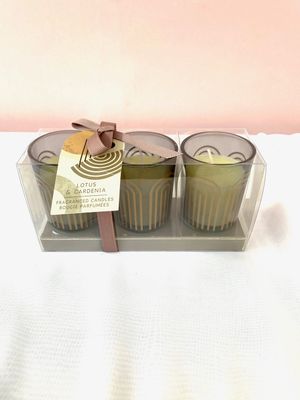 Assorted Glass Tealight Candles