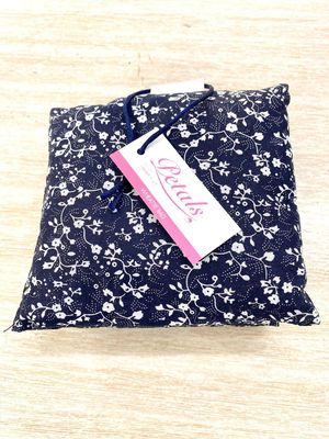 Floral Wheat Bag - Navy