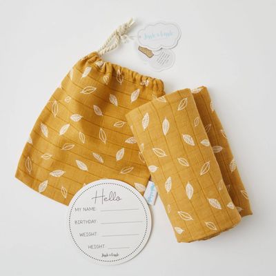 Muslin Wrap with Arrival Card - Assorted