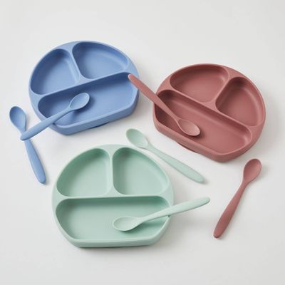 Silicone Kids Dinner Set - Assorted