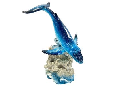 Marble Whale On Coral