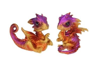 Purple And Gold Dragon