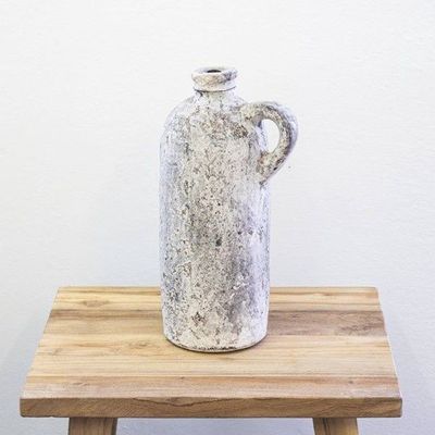 Weathered Terracotta Vase - Narrow