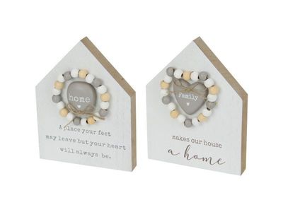 Home &amp; Family House Plaque 15cm