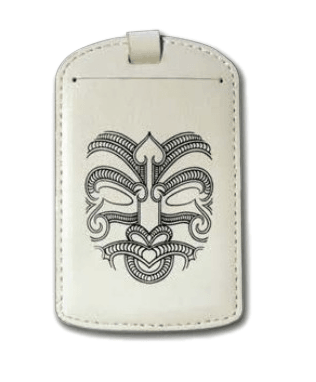 Maori Mask Luggage Tag