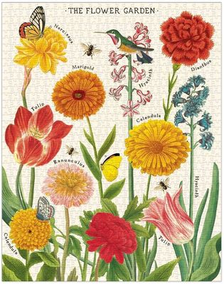 Cavallini &amp; Co Vintage Puzzle -  Flower Garden 1000 Pce