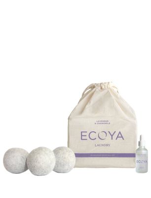 Ecoya Lavender &amp; Chamomile Laundry Dryer Ball Set