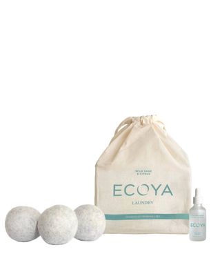 Ecoya Wild Sage &amp; Citrus Laundry Dryer Ball Set