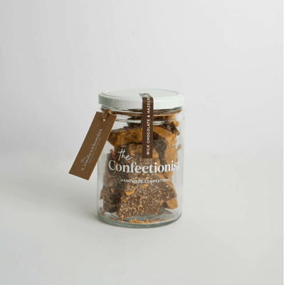 Milk Chocolate &amp; Hazelnut Toffee | 200g Jar