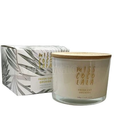 Miss Coco Lala 340g Jar Candle- Fresh Cut Orchids