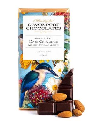 Devonport Chocolate Vintage Tablet Dark Chocolate Manuka Honey and Almond-Kotare