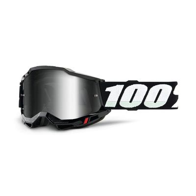 100 % ​Accuri 2 Youth Goggle Black - Mirror Silver Lens