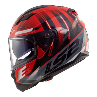 Closeout SALE. LS2 FF320 Stream Evo Shadow Helmet - Red / White