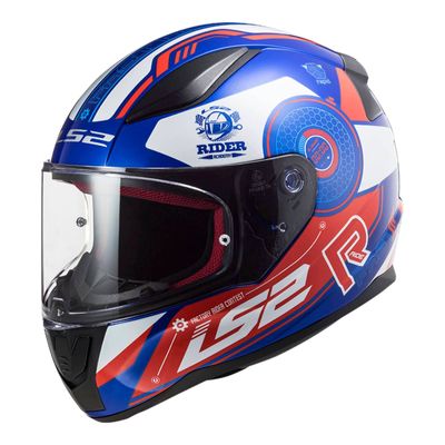 Closeout SALE. LS2 FF353 Rapid Stratus Helmet - Blue / Red / White