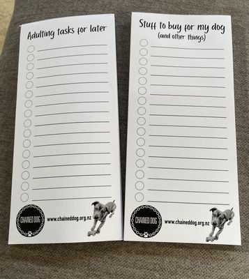 Chained Dog Notepads