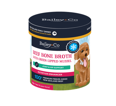 Beef Bone Broth with Green-Lipped Mussel &ndash; Joint &amp; hip support 30g