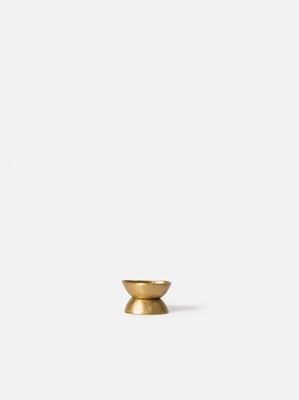 Pebble Candle Holder - Brass