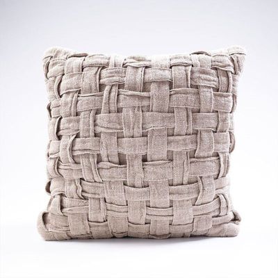 Crosier Handwoven Linen Cushion