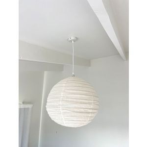 Linen Shade Round 60cm White