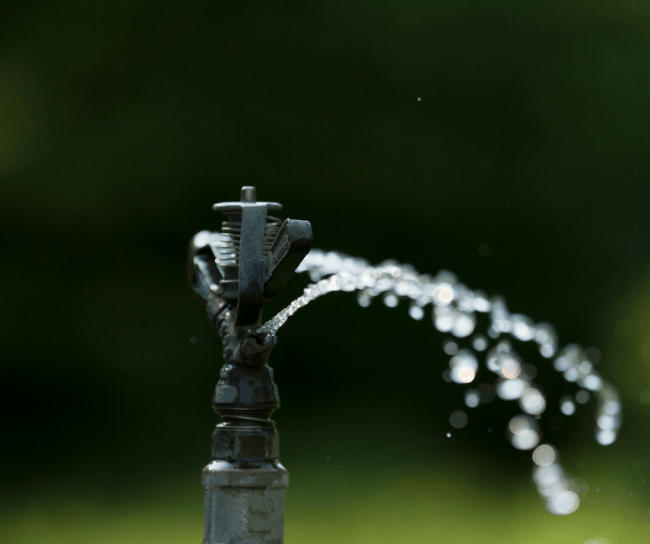 irrigation in gardens
