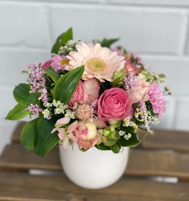 Pink Posy Pot