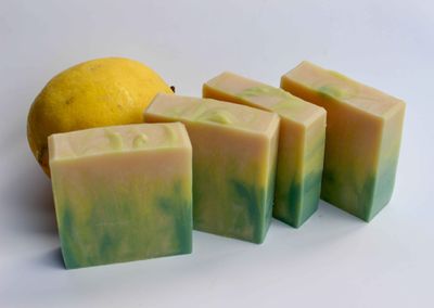 Lemon Peel and Lime Soap with Aloe
