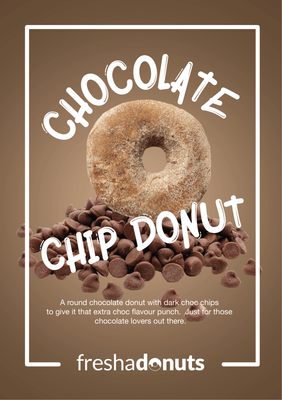Chocolate Chip Donuts (12pk)