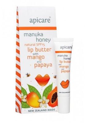 Manuka Honey Lip Butter With Mango and Papaya