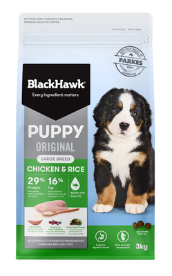 Black Hawk Original Large Breed Puppy Chicken and Rice Dog Food 20kg