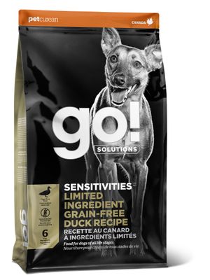 GO! SOLUTIONS SENSITIVITIES Grain Free Limited Ingredient Duck Dog Food